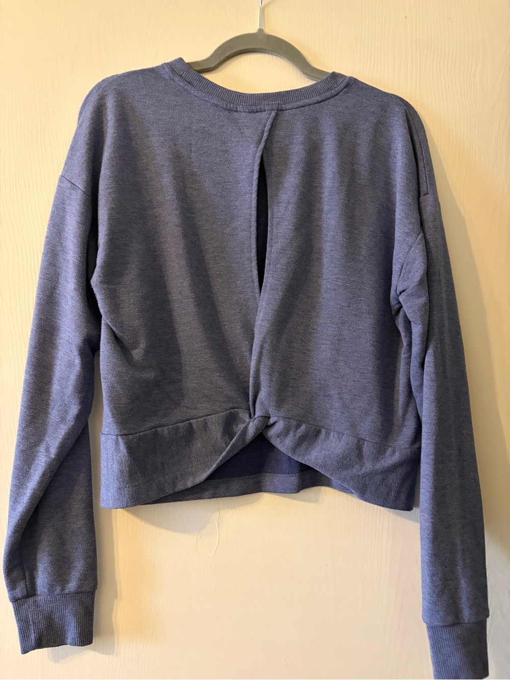 Boxy style light weight sweat shirt